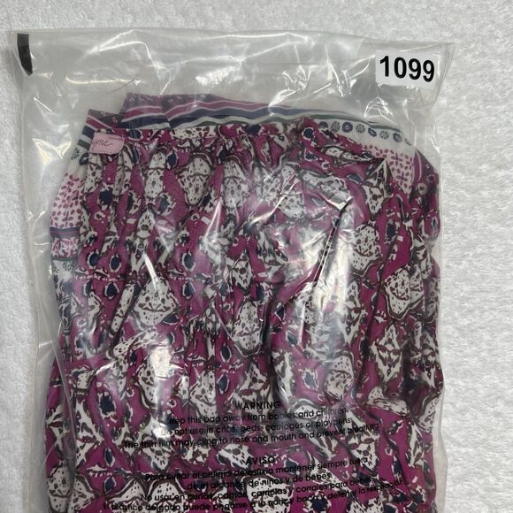 Rose & Rhyme Shirt Womens 1X Peasant Floral Pink - Picture 16 of 16